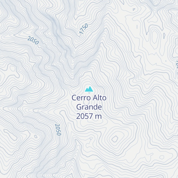 Map of Cerro Alto Grande