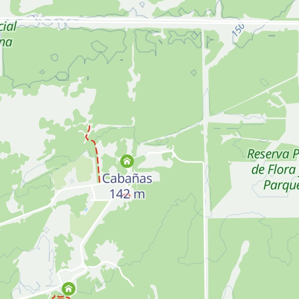 Map of Cabaña