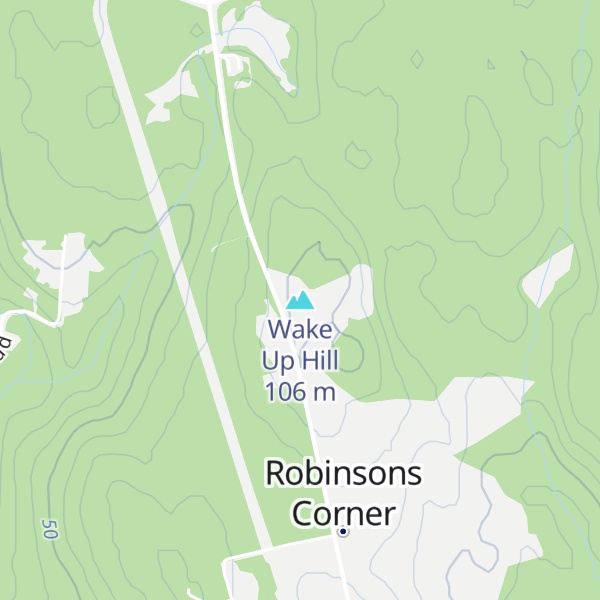 Map of Wake Up Hill