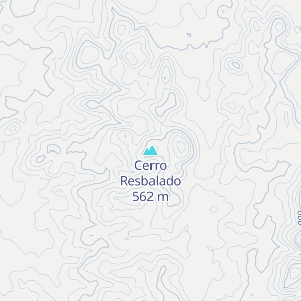 Map of Cerro Resbalado