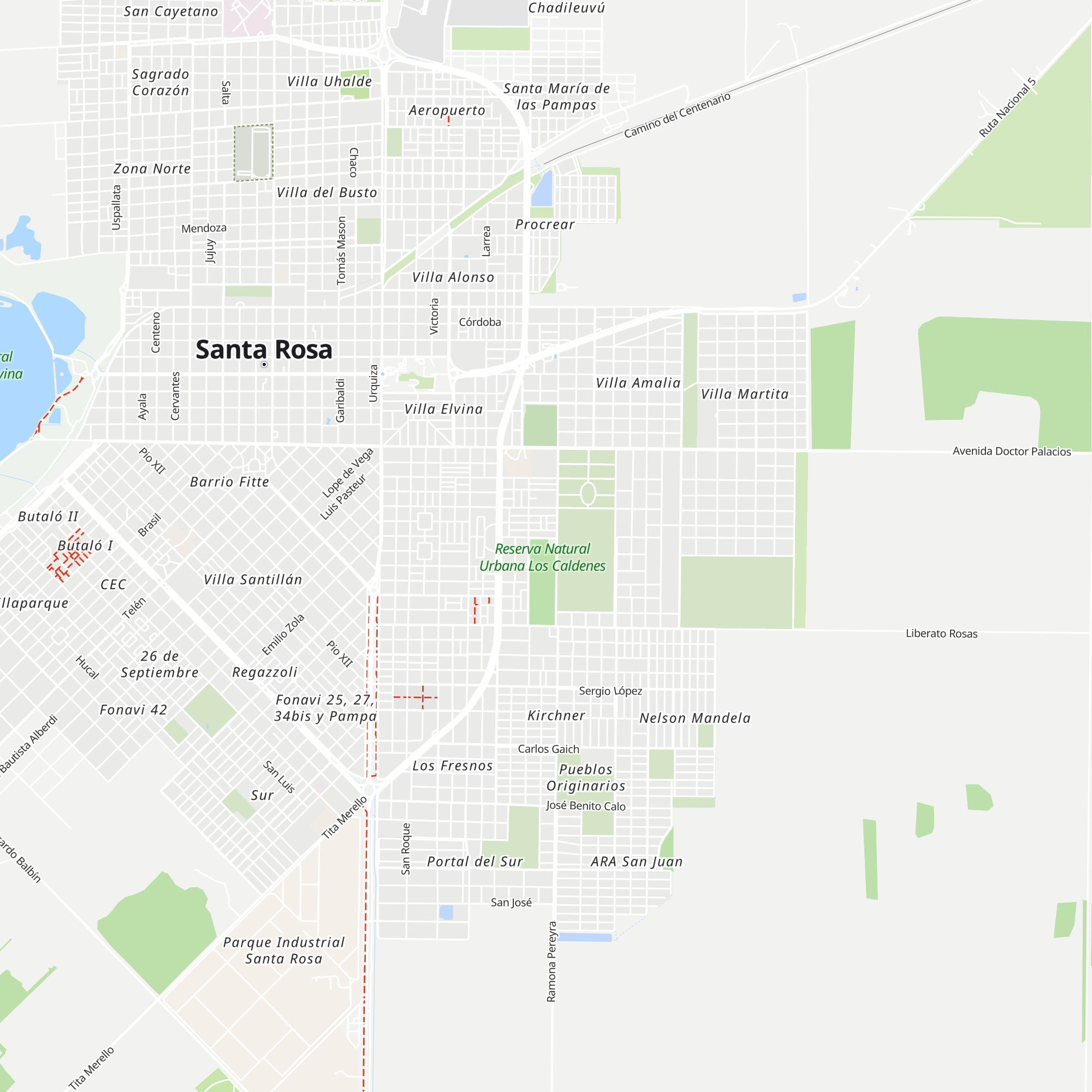 Centro de Interpretación Los Caldenes map