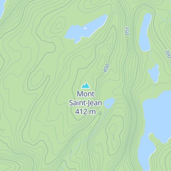 Map of Mont Saint-Jean