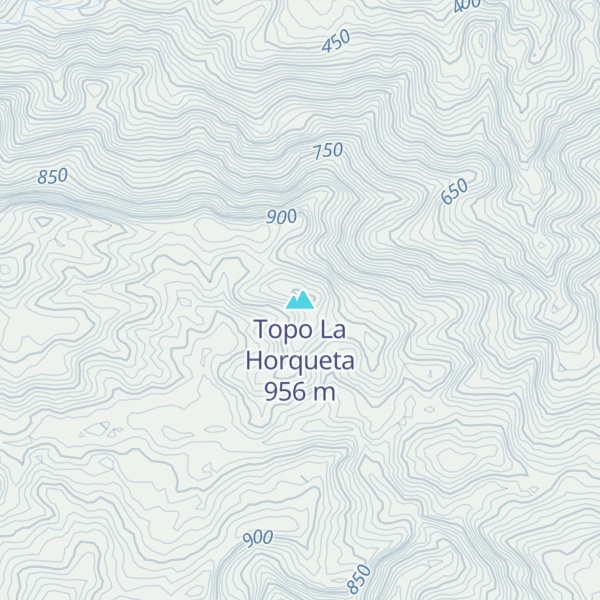 Map of Topo La Horqueta