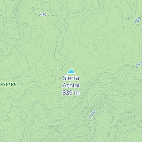 Map of Sierra Achini