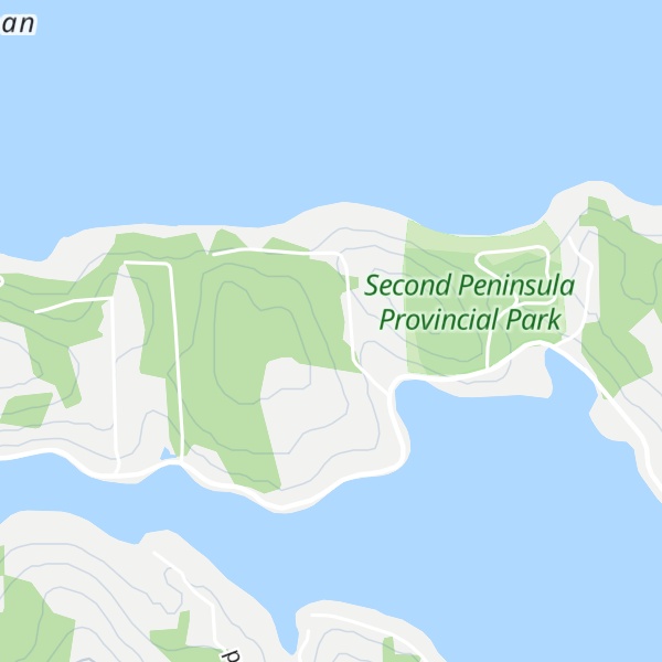 Map of Second Peninsula