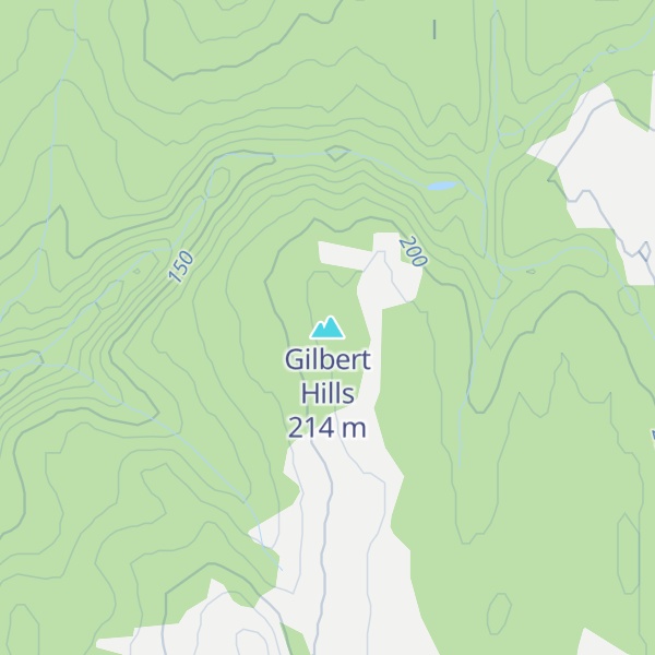 Map of Gilbert Hills