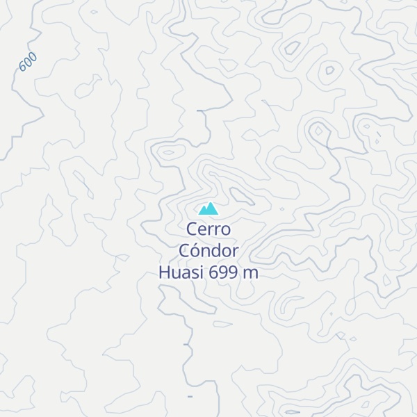 Map of Cerro Cóndor Huasi