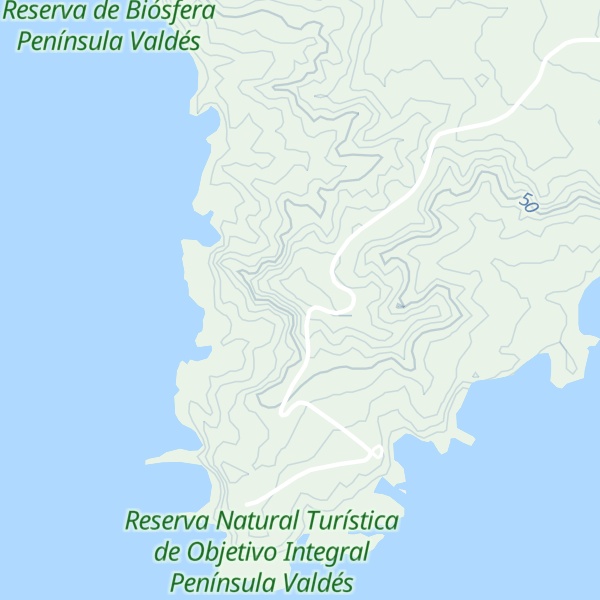 Map of Cerro Pirámides