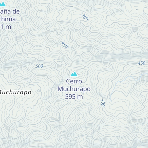 Map of Cerro Muchurapo