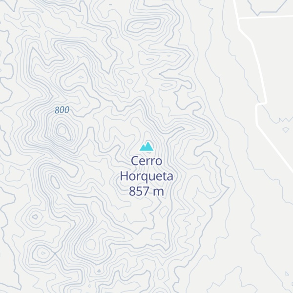 Map of Cerro Horqueta