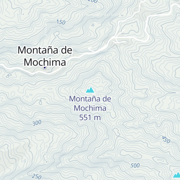 Map of Montaña de Mochima