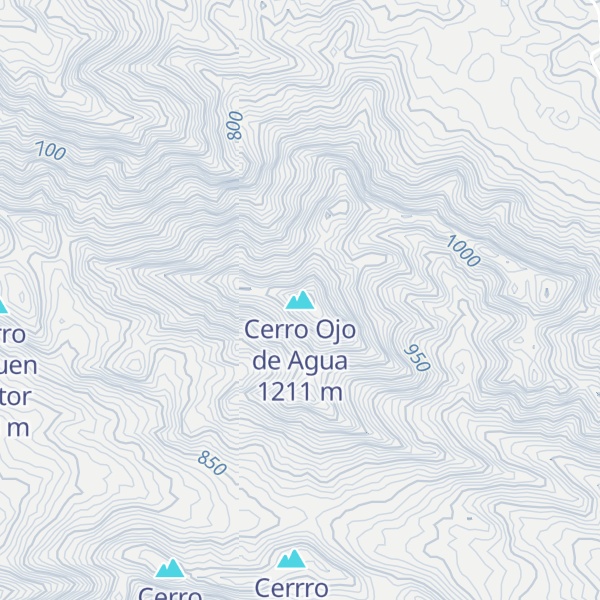 Map of Cerro Ojo de Agua