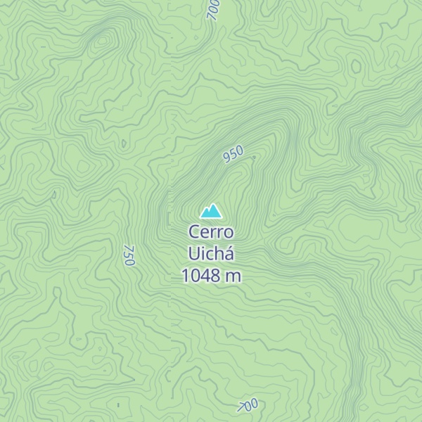 Map of Cerro Uichá