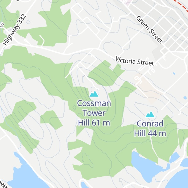 Map of Cossman Tower Hill