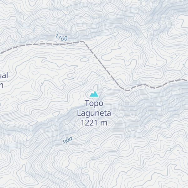 Map of Topo Laguneta