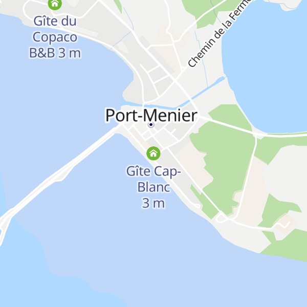Map of Gîte Cap-Blanc