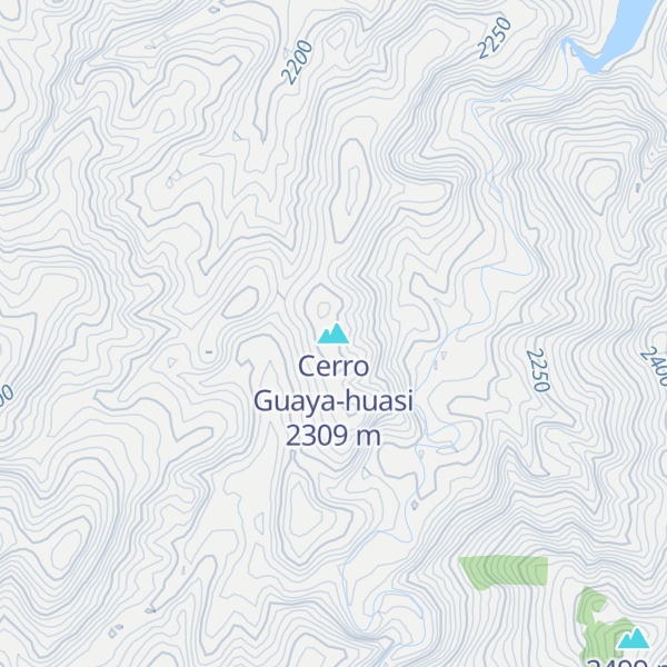 Map of Cerro Guaya-huasi