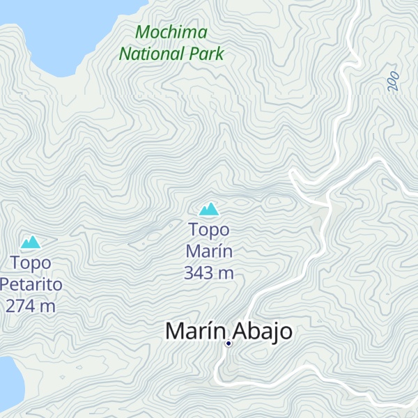 Map of Topo Marín