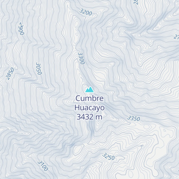 Map of Cumbre Huacayo