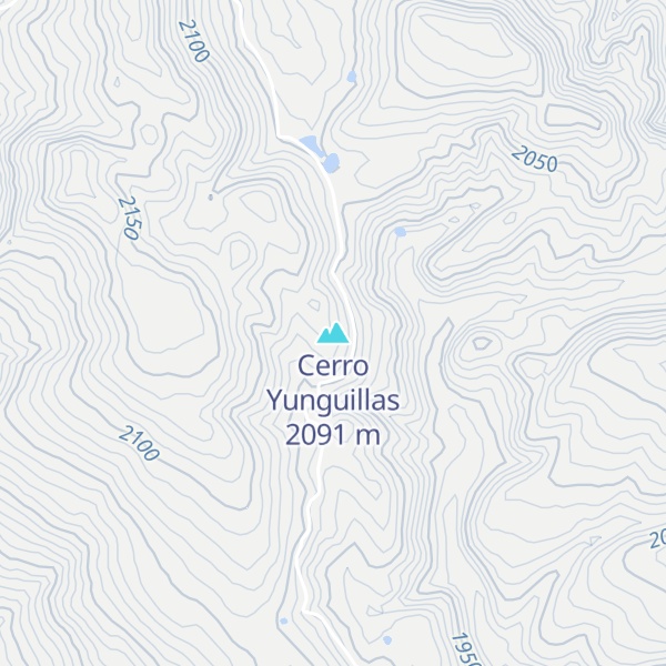 Map of Cerro Yunguillas