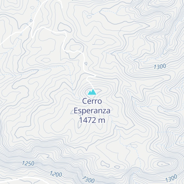 Map of Cerro Esperanza