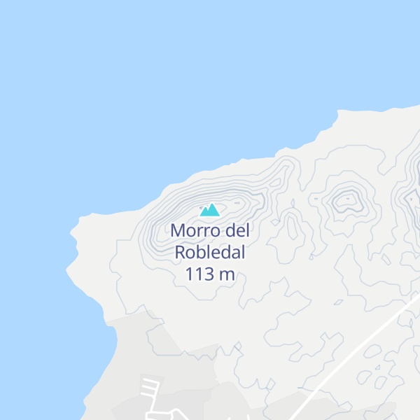 Map of Morro del Robledal
