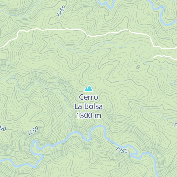 Map of Cerro La Bolsa