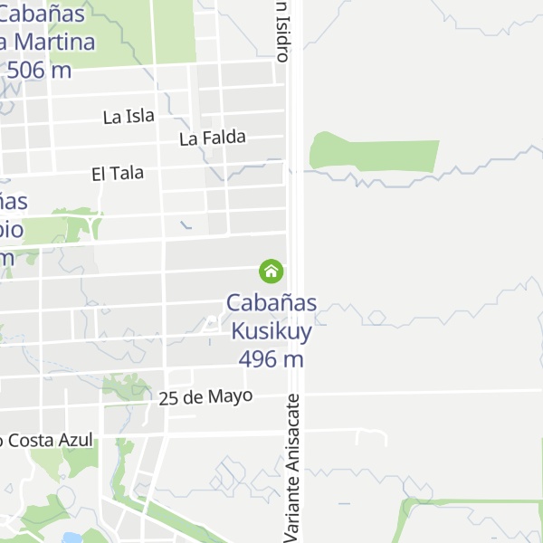 Map of Cabañas Kusikuy