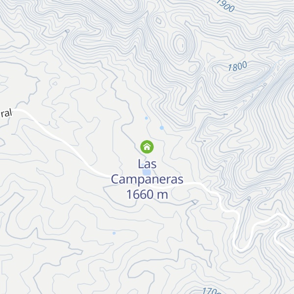Map of Las Campaneras