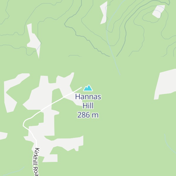 Map of Hannas Hill