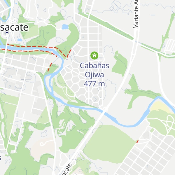 Map of Cabaña Azul