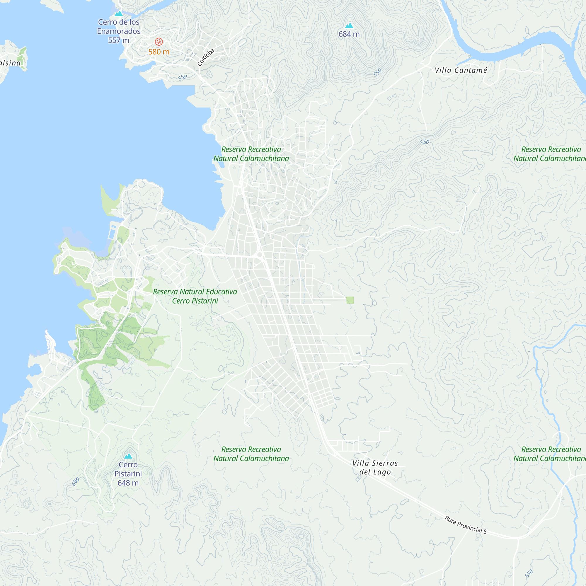 Cabañas Santa Isabel map