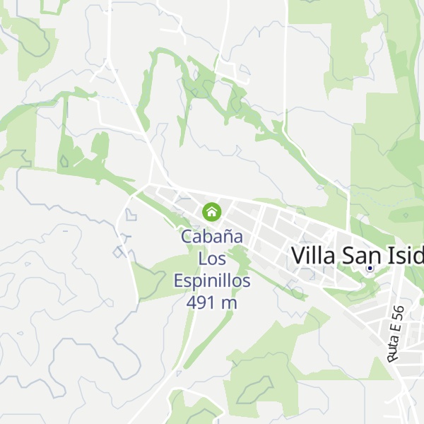 Map of Cabaña Los Espinillos