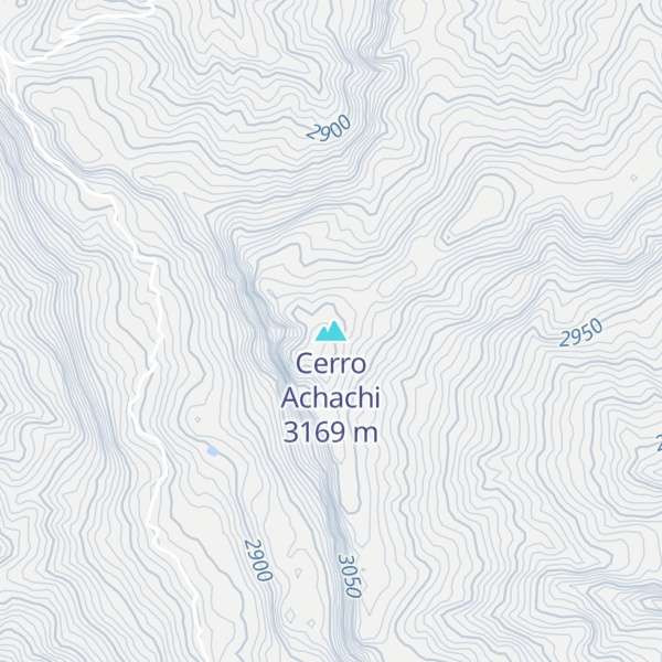 Map of Cerro Achachi