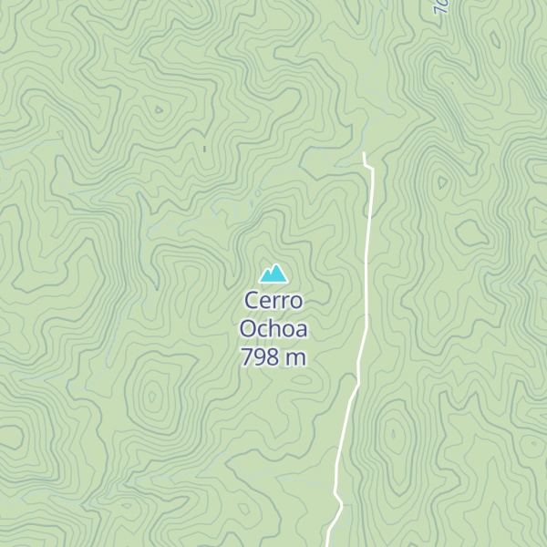 Map of Cerro Ochoa