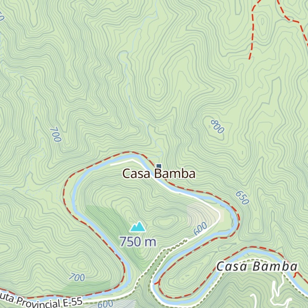 Map of Macondo Refugio De Montaña