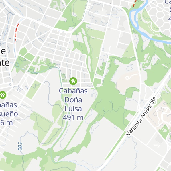 Map of Cabañas El Silencio