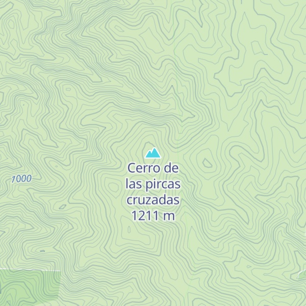 Map of Cerro de las pircas cruzadas