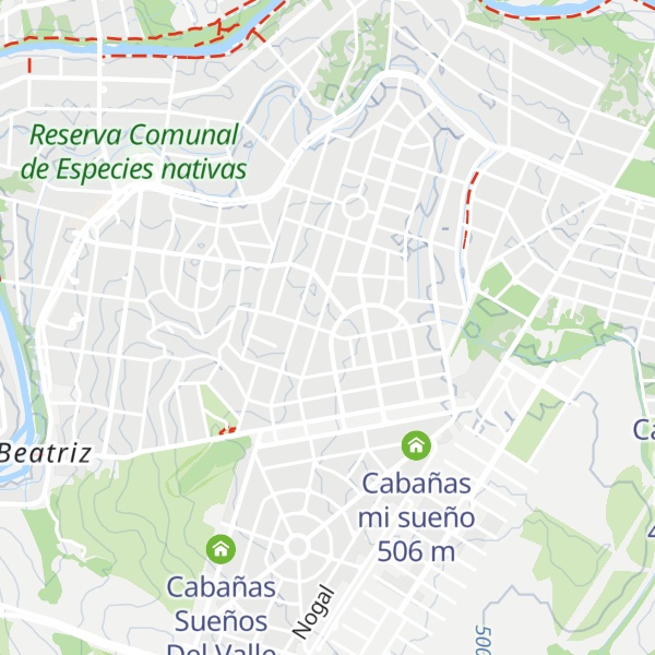 Map of Cabañas uya'y