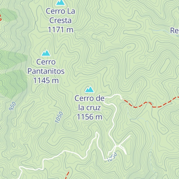 Map of Cerro de la cruz