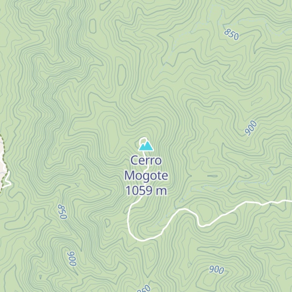Map of Cerro Mogote