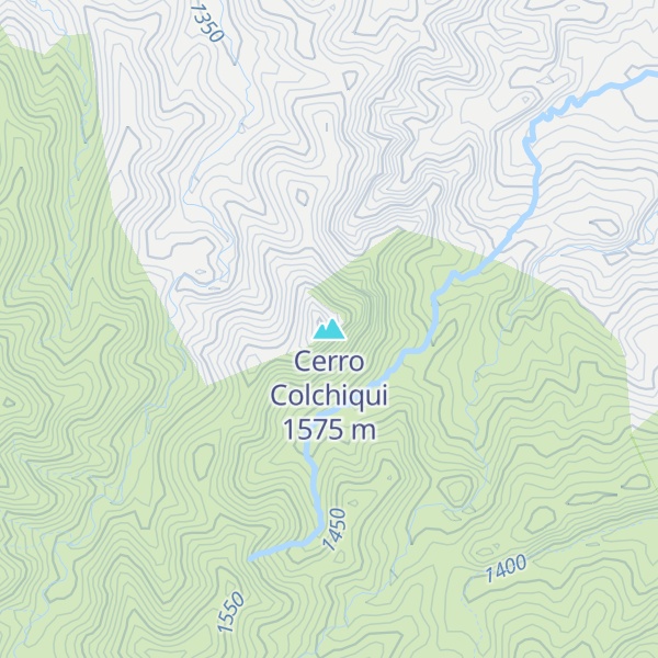 Map of Cerro Colchiqui