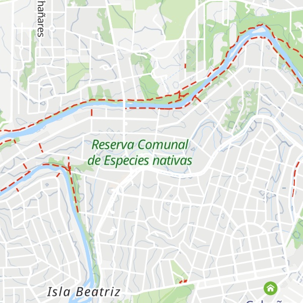 Map of Cabaña Corquen