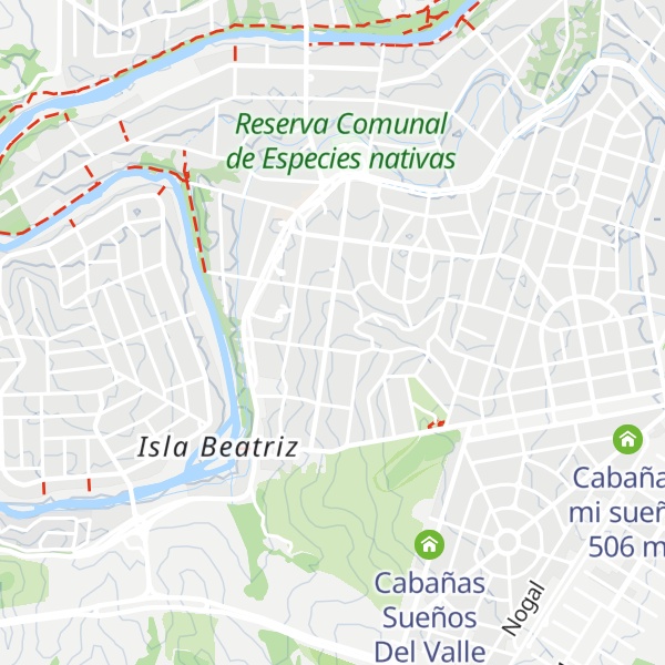 Map of Cabaña El Paraiso