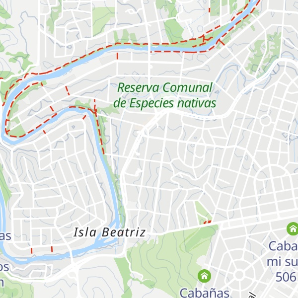 Map of Cabaña Colibrí
