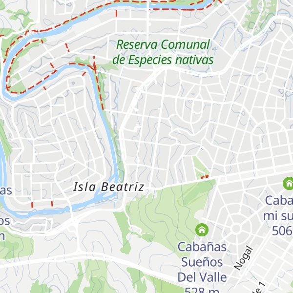 Map of Cabaña 2