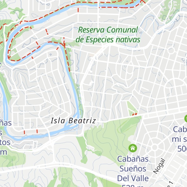 Map of Cabaña 1