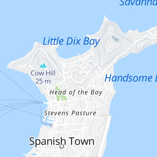 Map of Dovers Hill