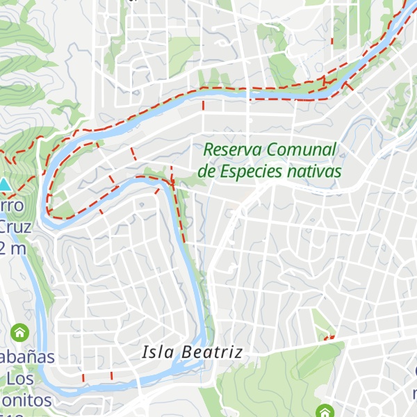 Map of Cabaña La Acequia