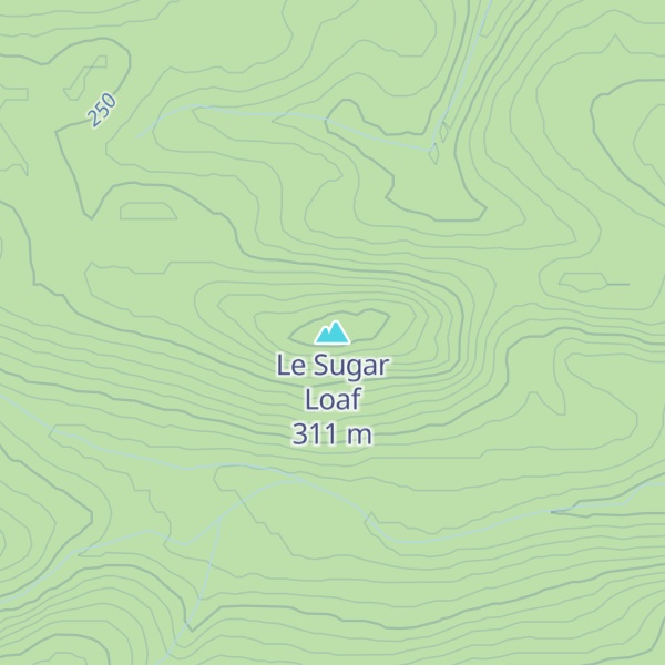 Map of Le Sugar Loaf